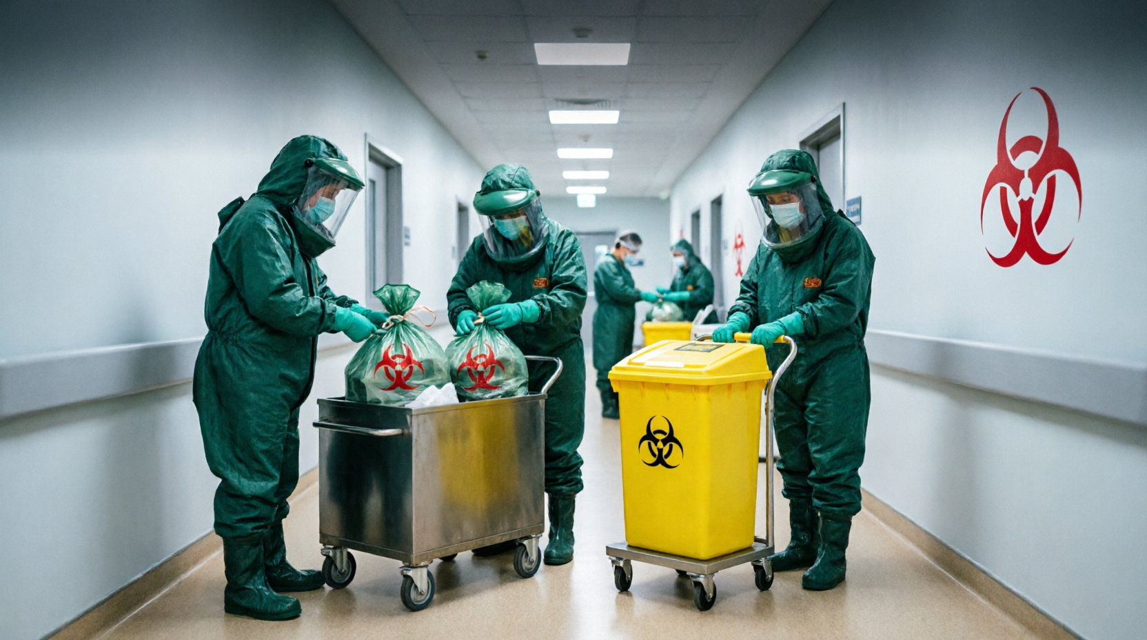 Instalaciones médicas modernas con gestión ambiental, sector salud SolEco